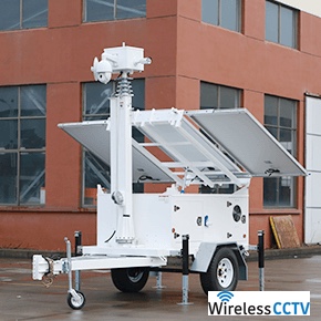 Mobile Solar CCTV Trailer - WCCTV-900B-C